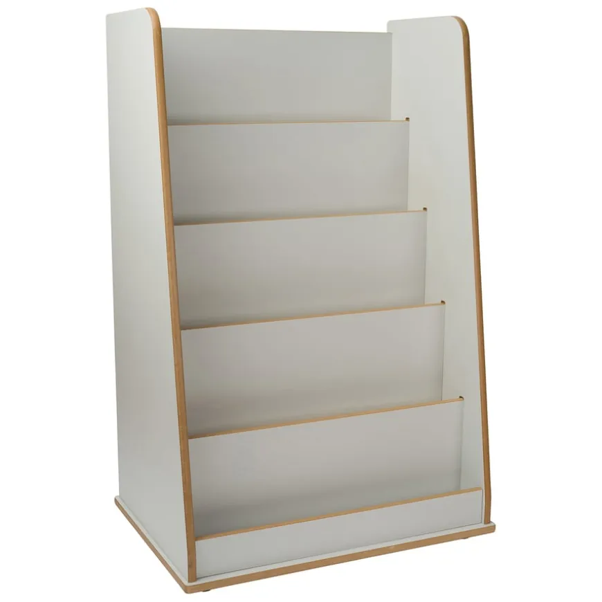 Free Standing Book Display Unit Grey