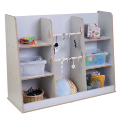 Free Standing Loose Parts and Shelving Set Grey