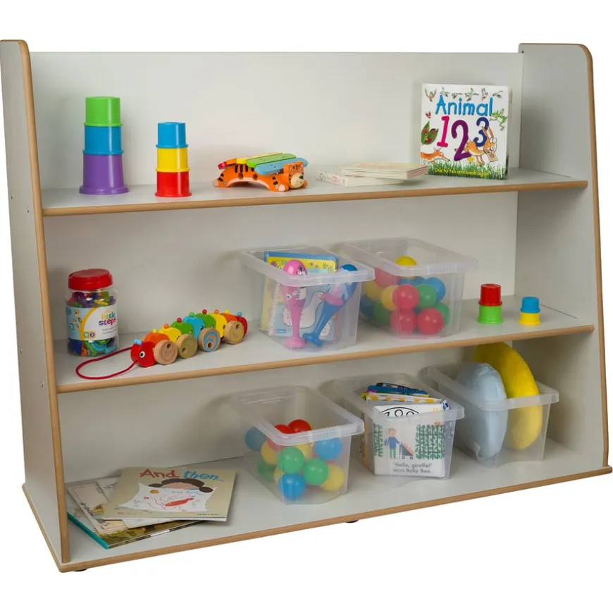 Free Standing Loose Parts and Shelving Set Grey