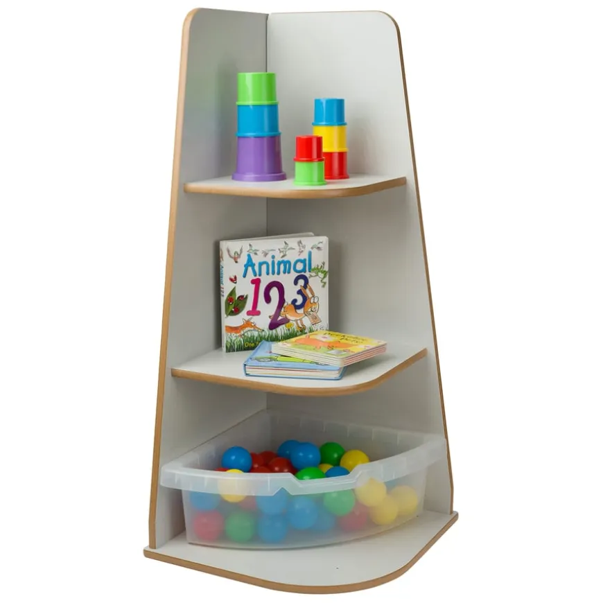 Free Standing Loose Parts and Shelving Set Grey