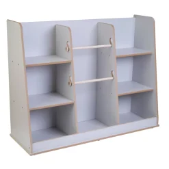 Free Standing Loose Parts Shelf Unit Grey