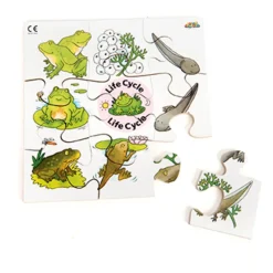 Frog, Duck, Butterfly and Tree Life Cycle Jigsaws