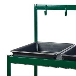 Garden Potting Station Metal Trolley