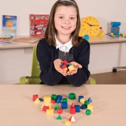 Geometric Solid Shapes 40pk