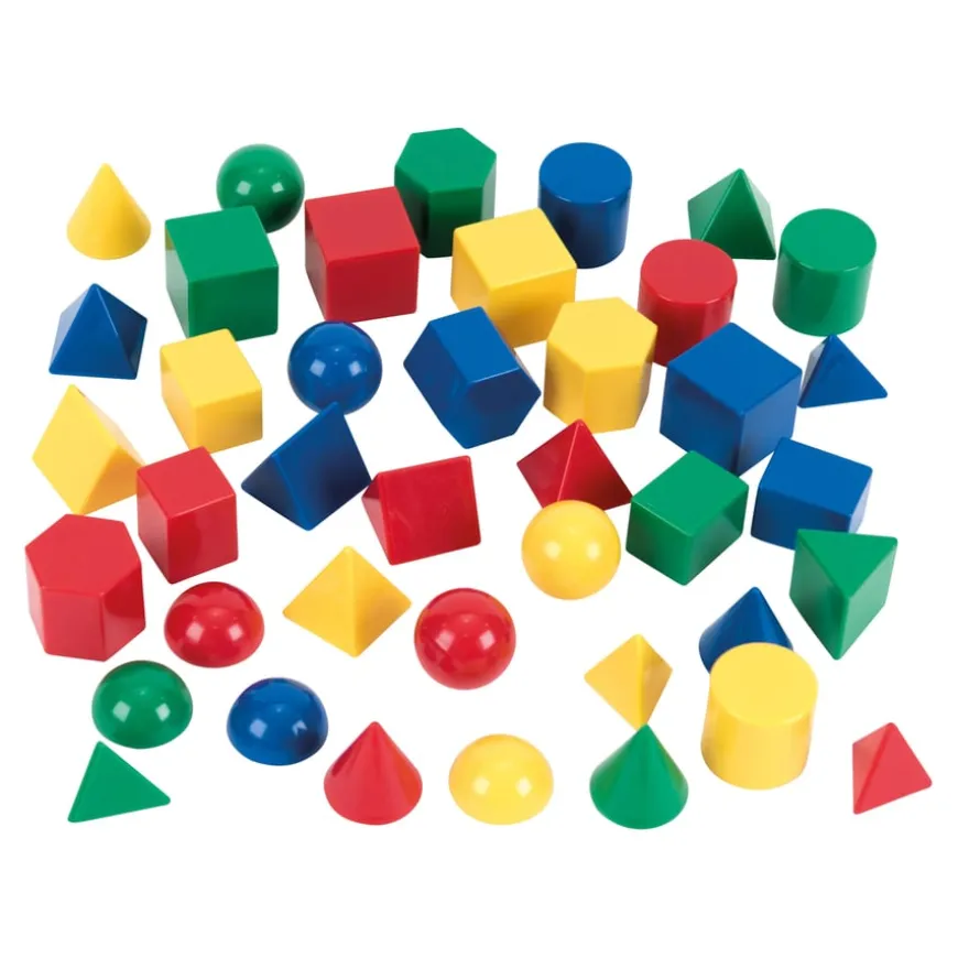 Geometric Solid Shapes 40pk