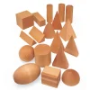 Geometric Solid Wooden Shapes 12pk