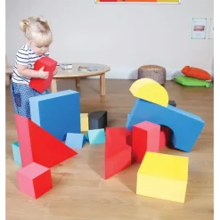 Giant Foam Coloured Building Blocks 32pk