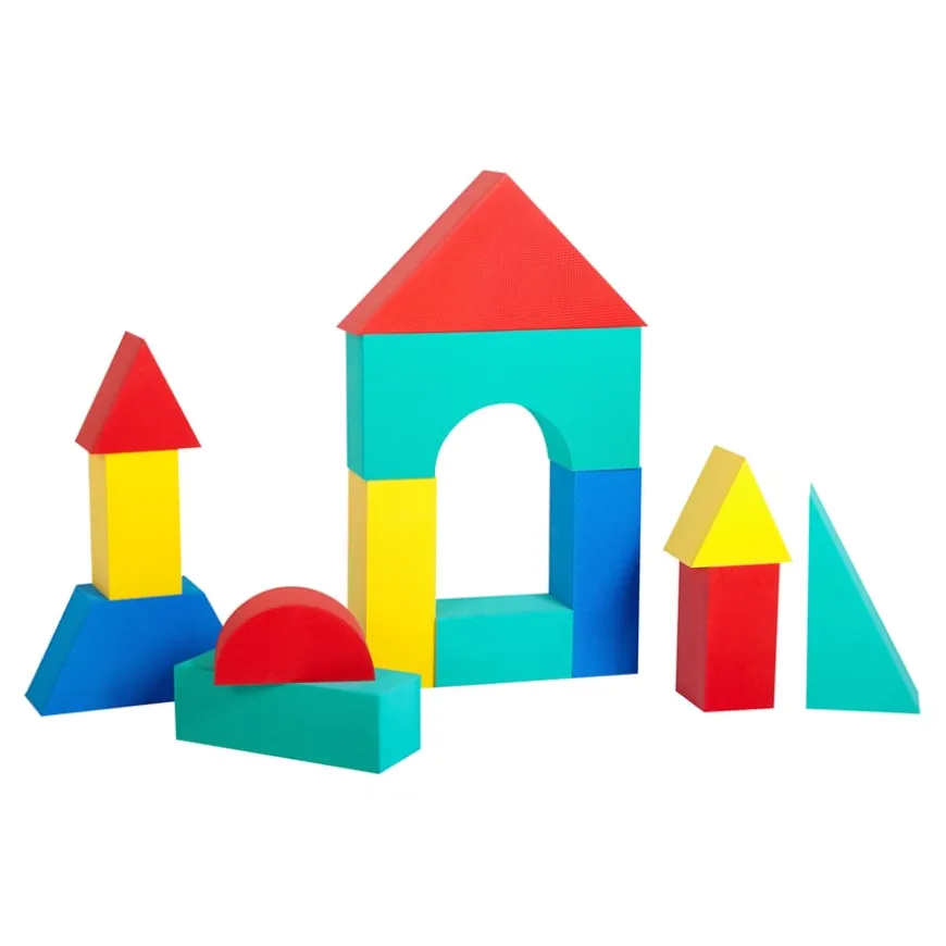 Giant Foam Coloured Building Blocks 32pk