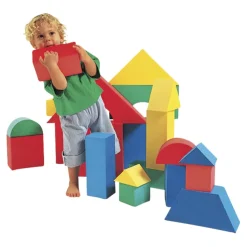 Giant Foam Coloured Building Blocks 32pk