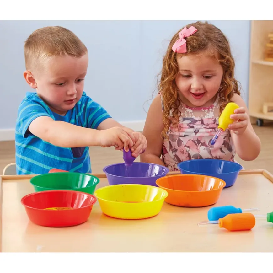 Giant Messy Play Pipettes with Stand 6pk