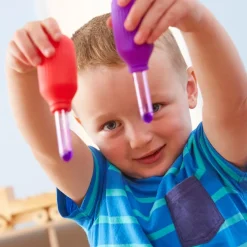 Giant Messy Play Pipettes with Stand 6pk