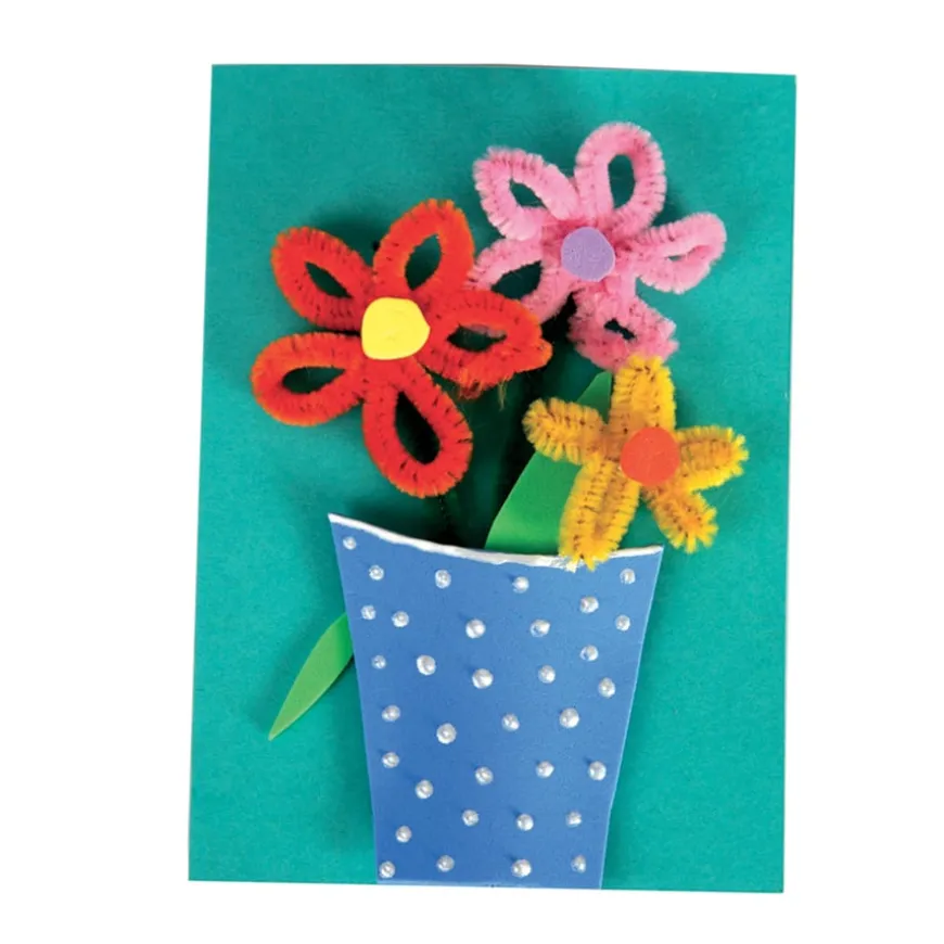 Giant Paper Flowers Assorted 100pk