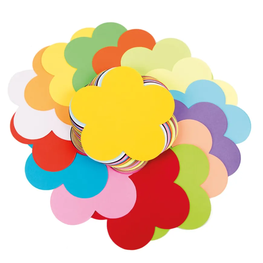 Giant Paper Flowers Assorted 100pk