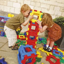 Giant Polydron Recycled Construction Class Set 80pk