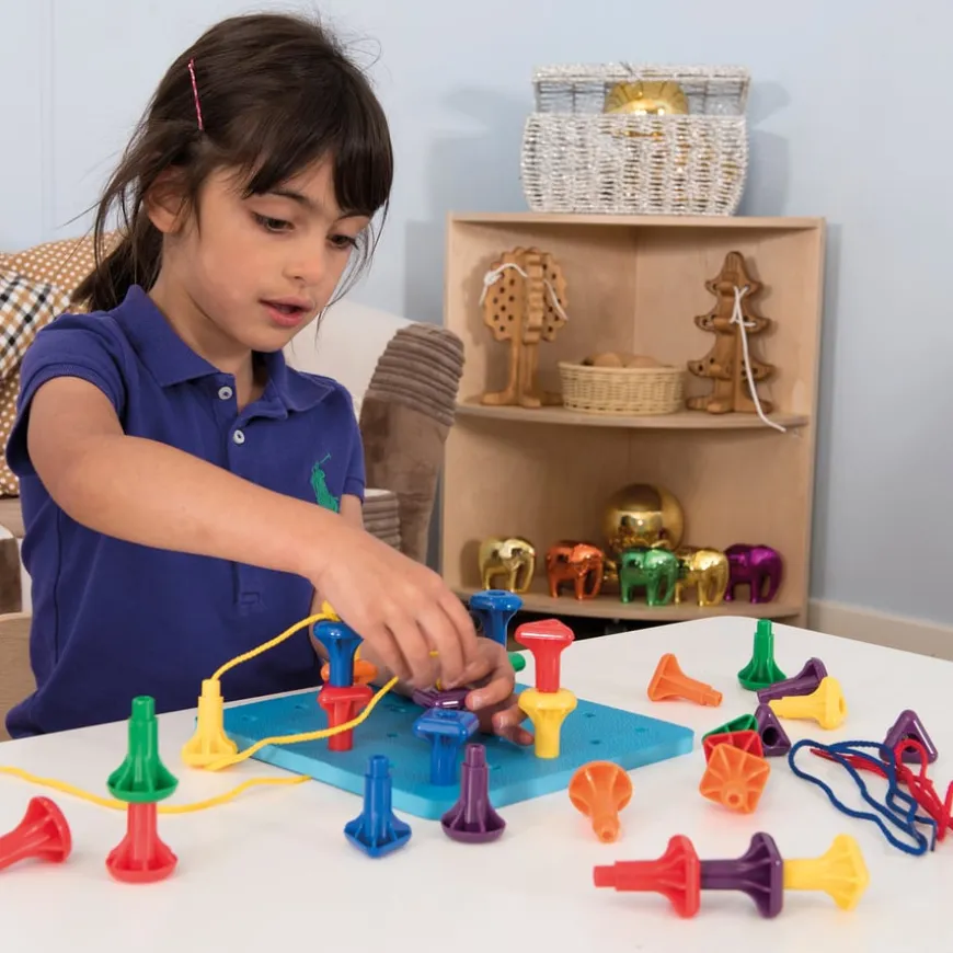 Giant Rainbow Pegs and Board