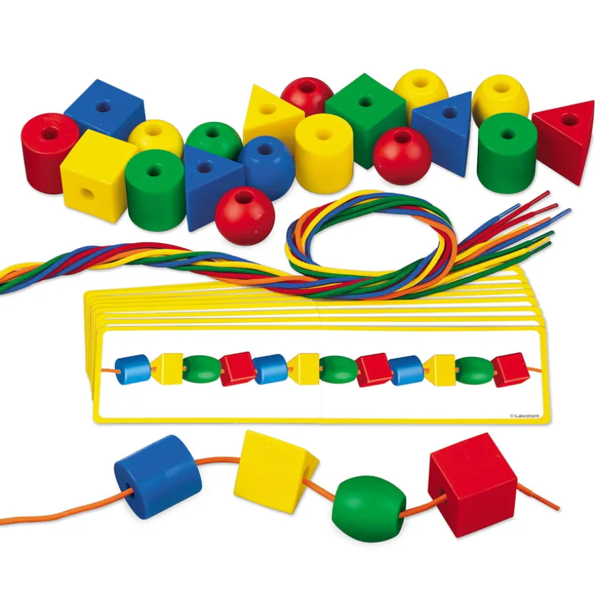 Giant Threading Beads and Pattern Cards
