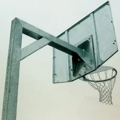 Gladiator Ground Install Outdoor Basketball Hoop & Padding