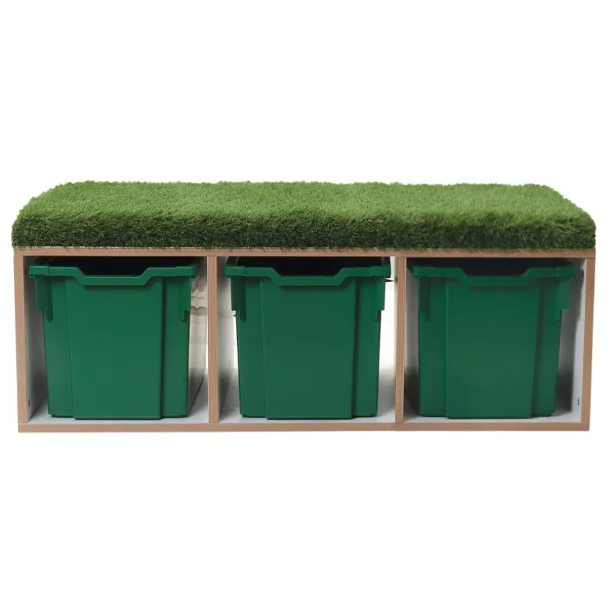 Grass Topped Bench Jumbo Trays