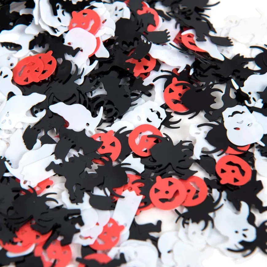 Halloween & Spiders Sequin Mix 2pk