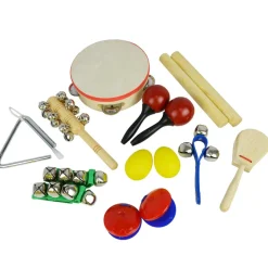 Handheld Childrens Percussion Set 10pk