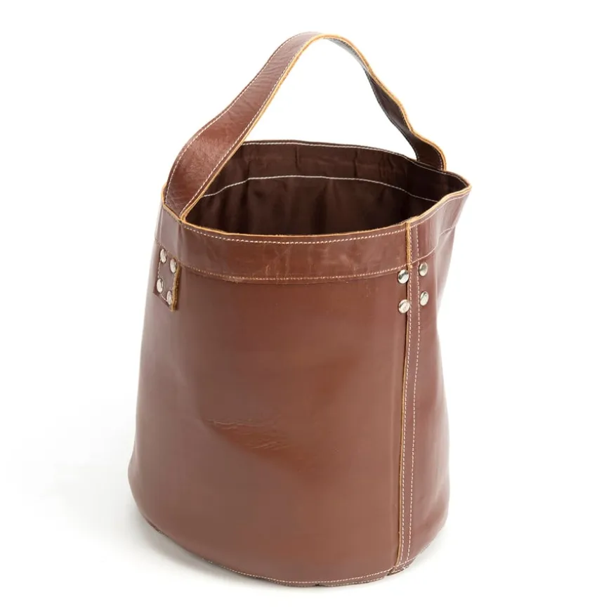 Hand Made Leather Bucket