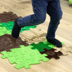 Happy Feet Forest Path Sensory Play Mats 15pk