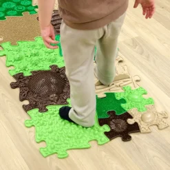 Happy Feet Forest Path Sensory Play Mats 15pk