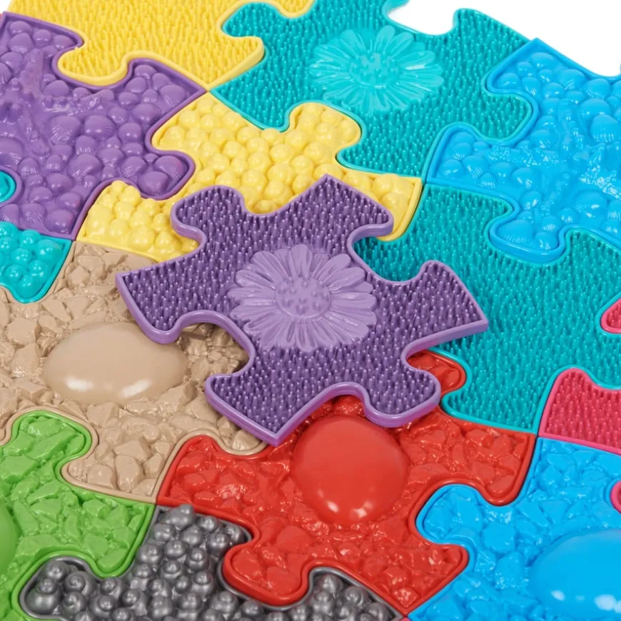 Happy Feet Mini Muffik Sensory Play Mats 20pk