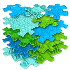 Happy Feet Ocean Sensory Play Mats 11pk