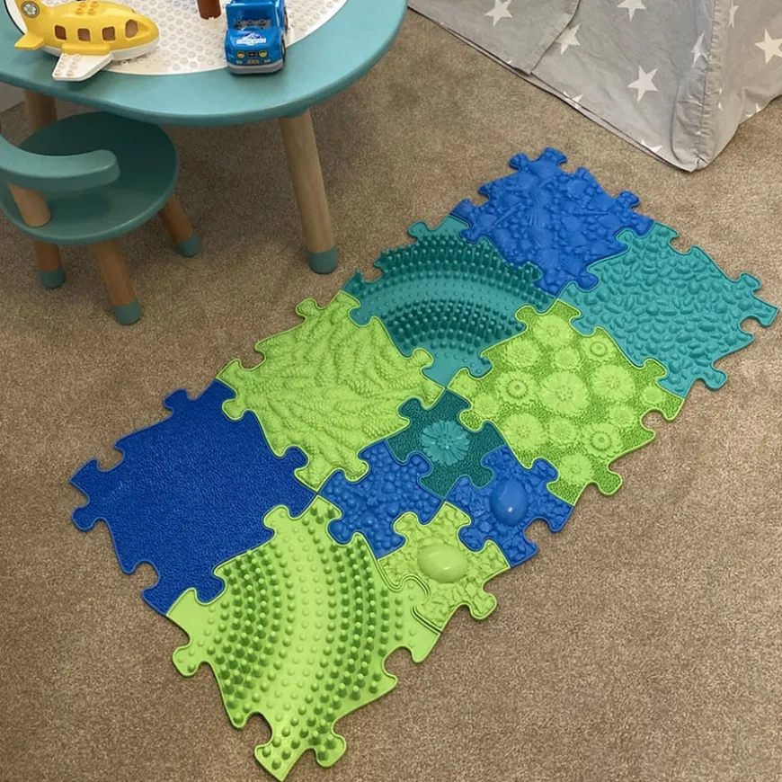 Happy Feet Ocean Sensory Play Mats 11pk