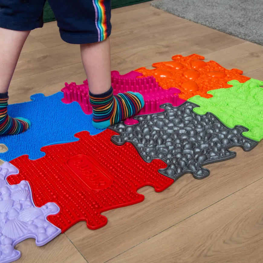 Happy Feet Sensory Play Mats 19pk