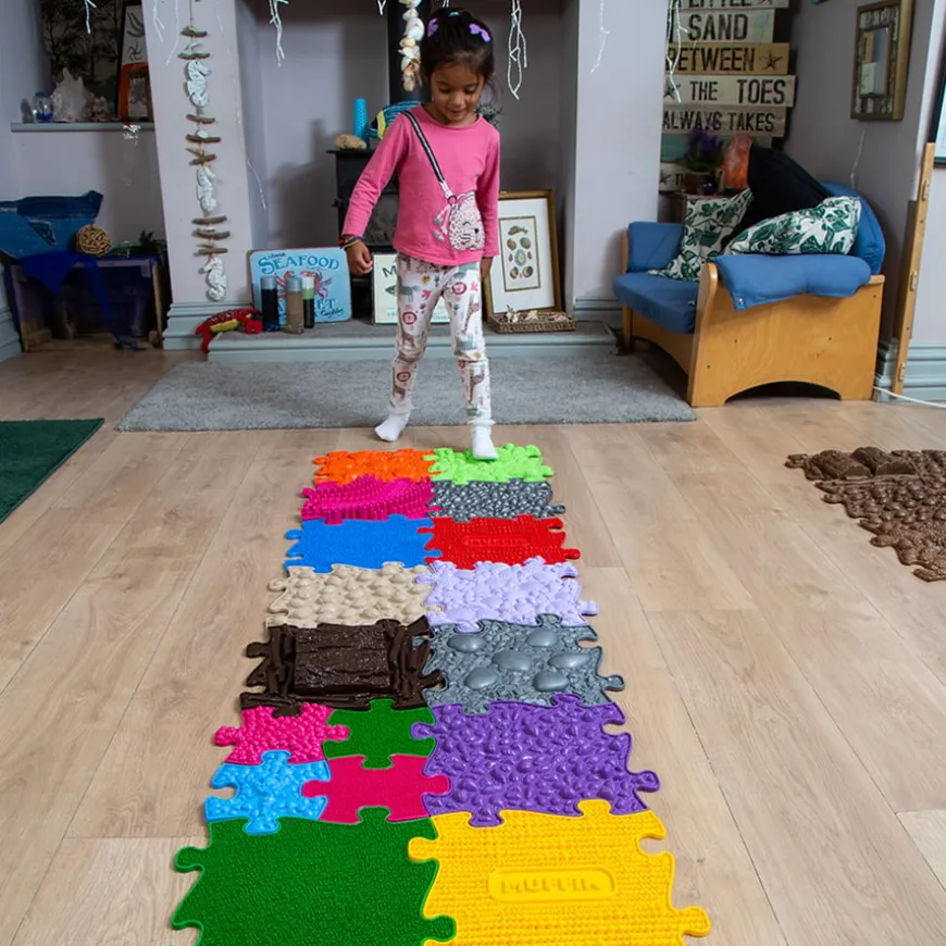 Happy Feet Sensory Play Mats 19pk