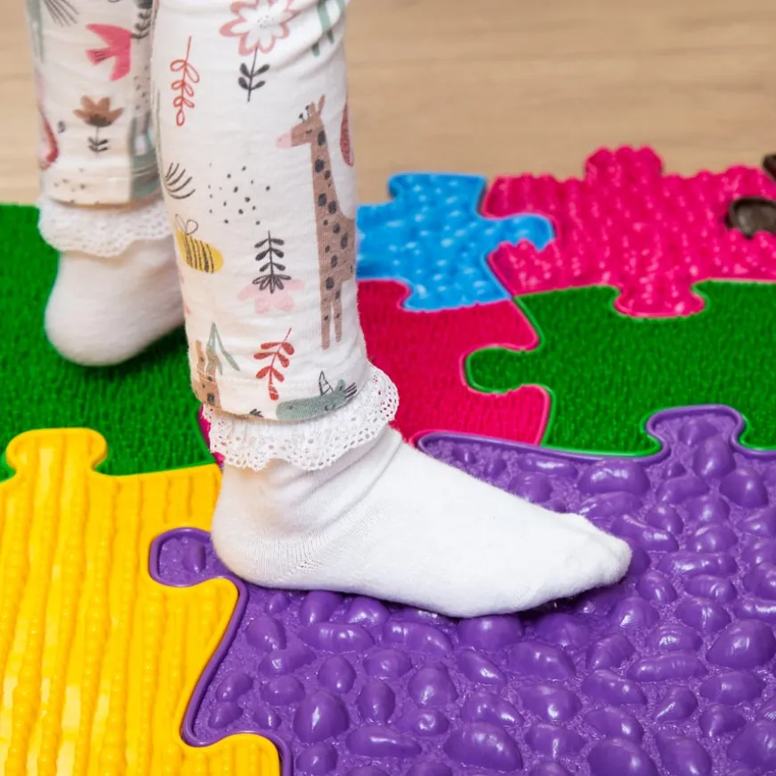 Happy Feet Sensory Play Mats 8pk