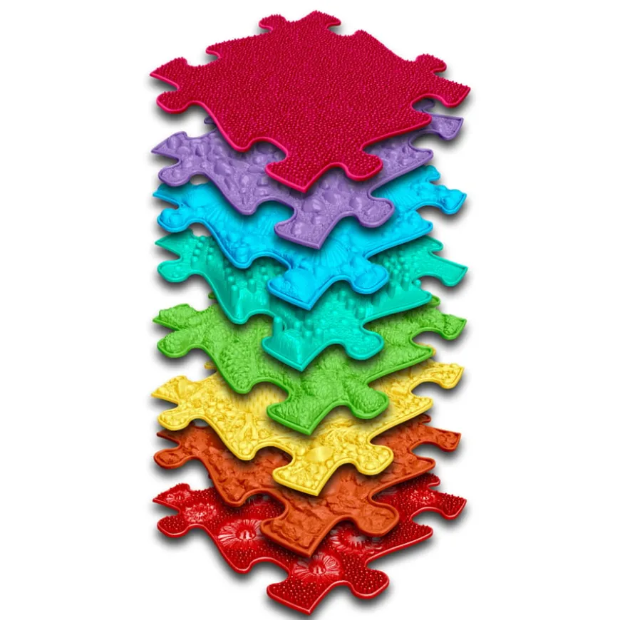 Happy Feet Sensory Play Mats 8pk