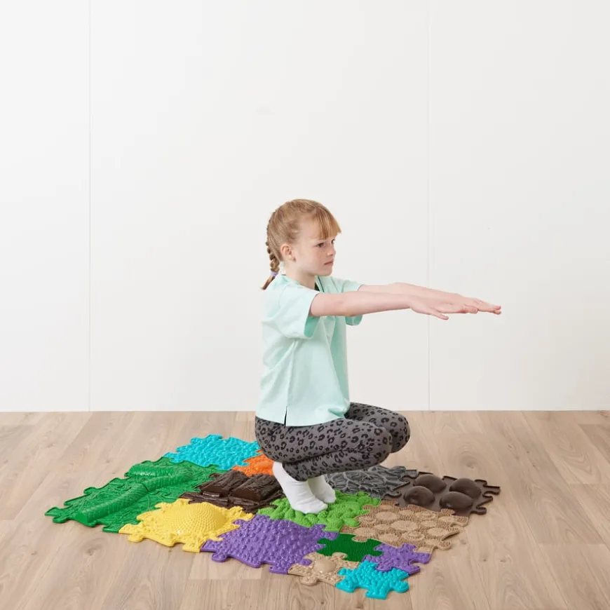 Happy Feet Strength & Balance Sensory Play Mats 15pk
