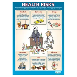 Health and Wellbeing Risks Poster Set A1 3pk