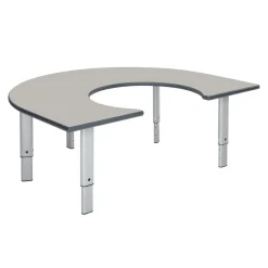 Height Adjustable Horseshoe Table