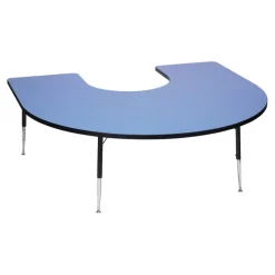 Height Adjustable Horseshoe Classroom Table