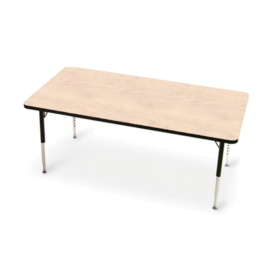 Height Adjustable Rectangle Table