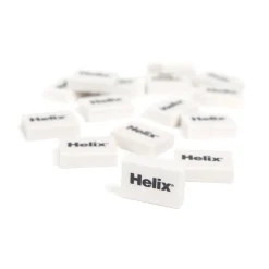 Helix White Erasers 60pk