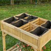 Herb Garden Natural Wood H80 x W78 x D58cm