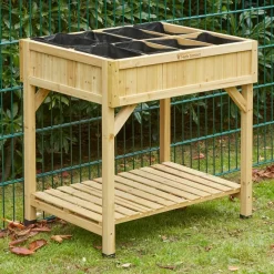 Herb Garden Natural Wood H80 x W78 x D58cm