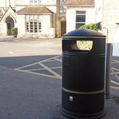 Heritage Round Hooded Litter Bins