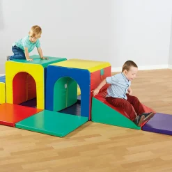 Hide and Seek Soft Play Set Multicoloured 9pcs