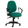 High Back Task Chair with Fixed Arms