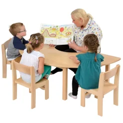 Horseshoe Beech Table H530 x W1520 x D760mm