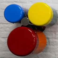 Indoor / Outdoor Wall Fixed Rainbow Bongos Set of 3