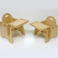 Infant Wooden Feeding Chair with Tray