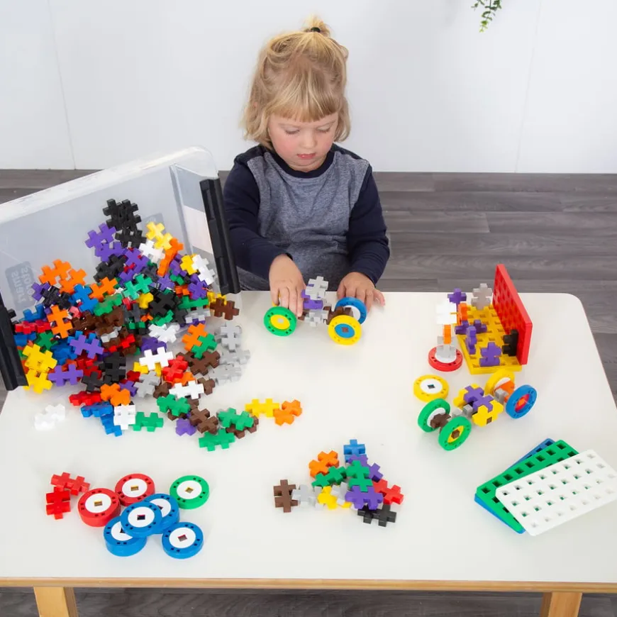 Interlocking Block Construction Vehicles Set 225pcs