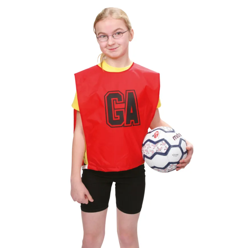 Junior Netball Mesh Training Bibs 7pk
